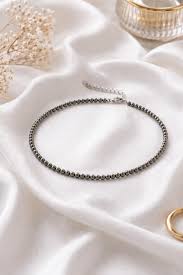 Raw Pyrite Anklet